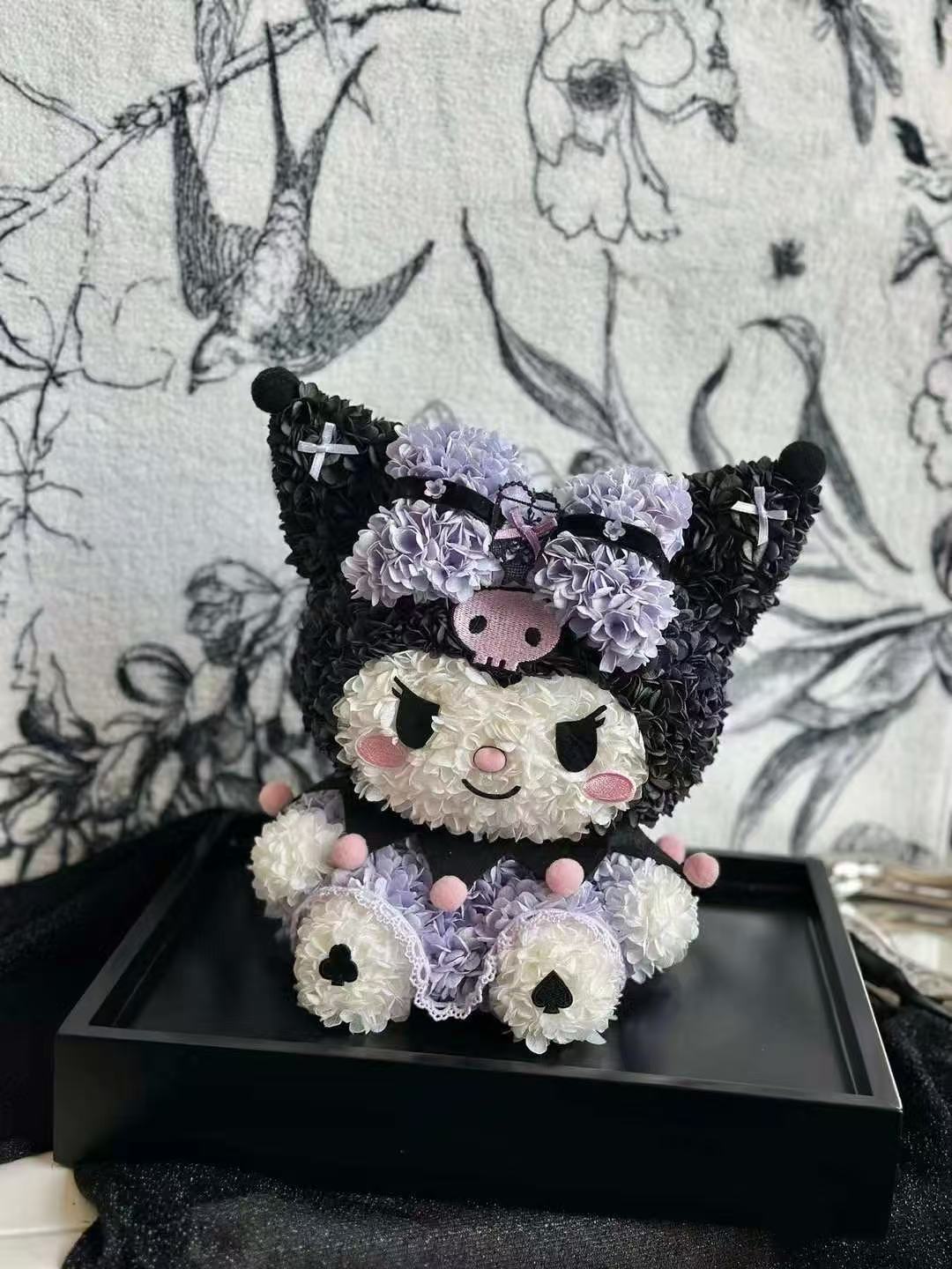 The Eternal Bloom Kuromi: Luxury Preserved Flower Doll