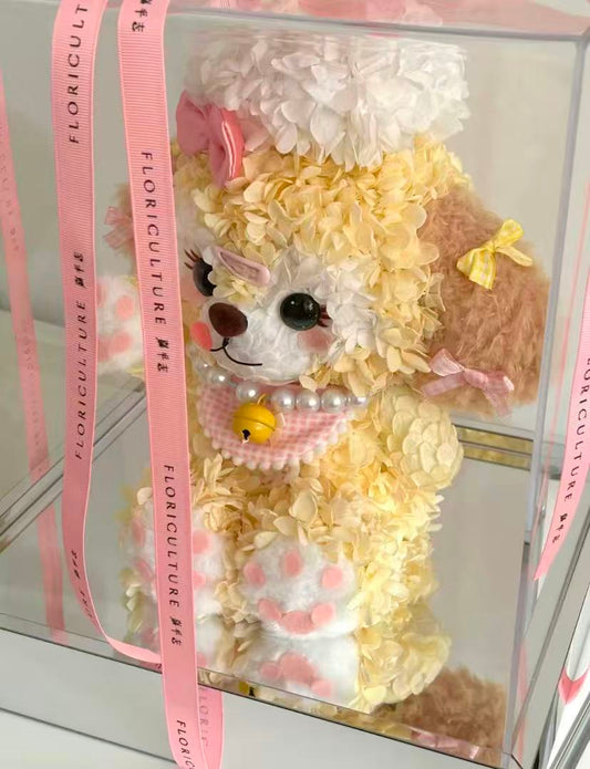 Preserved Flower Dolls-Dog
