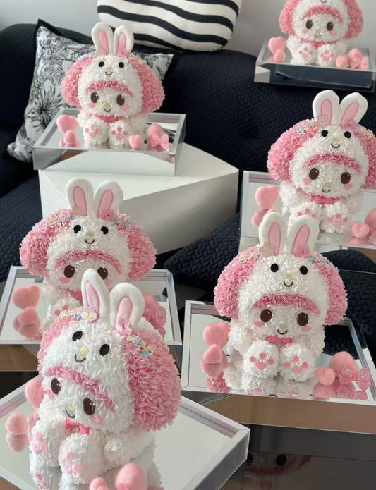 Preserved Flower Dolls-Melody with Hat