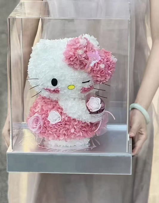 Preserved Flower Dolls-HelloKitty