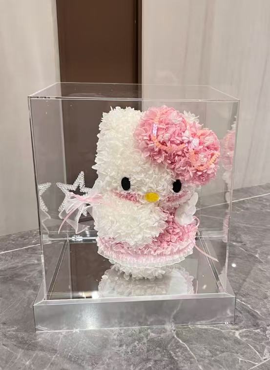 Preserved Flower Dolls-HelloKitty