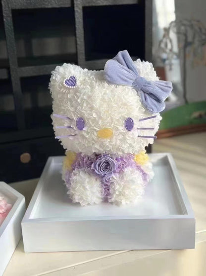 Preserved Flower Dolls-HelloKitty