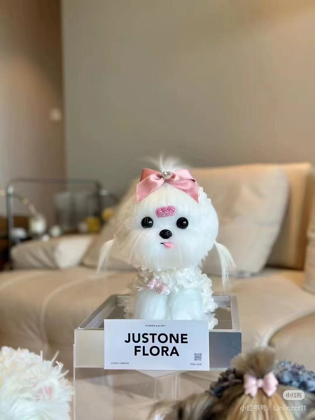 Preserved Flower Dolls-Dog