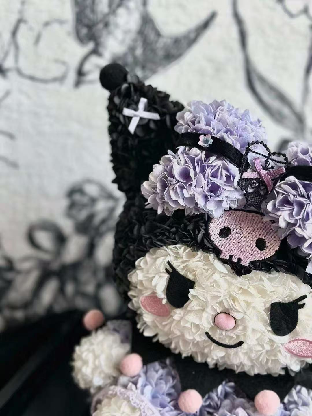 Preserved Flower Dolls-Kuromi