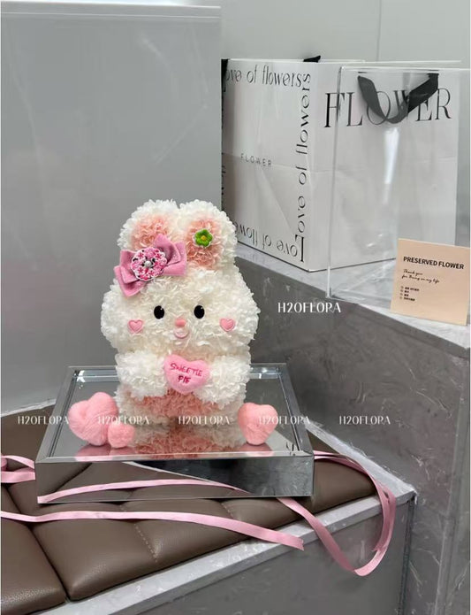Preserved Flower Dolls-Rabbit