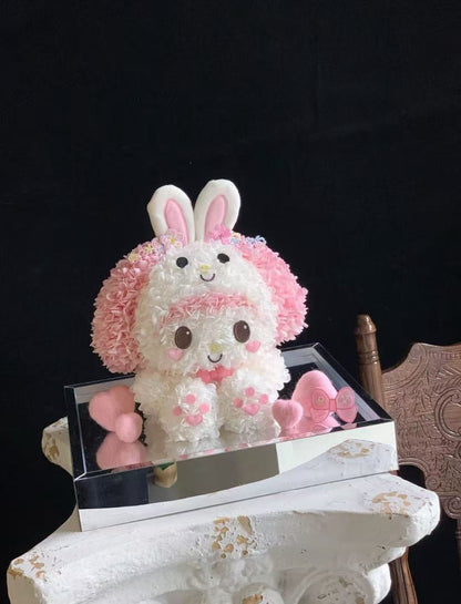 Preserved Flower Dolls-Melody with Hat