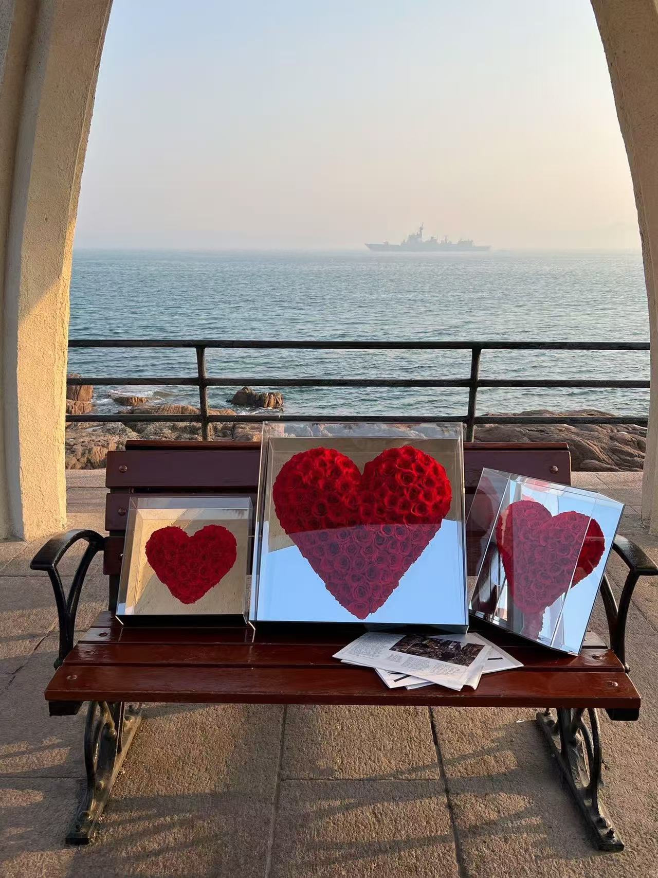 "The Eternal Heart" Luxury Preserved Rose Box