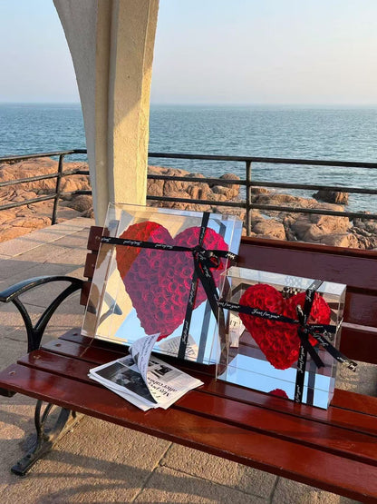 "The Eternal Heart" Luxury Preserved Rose Box