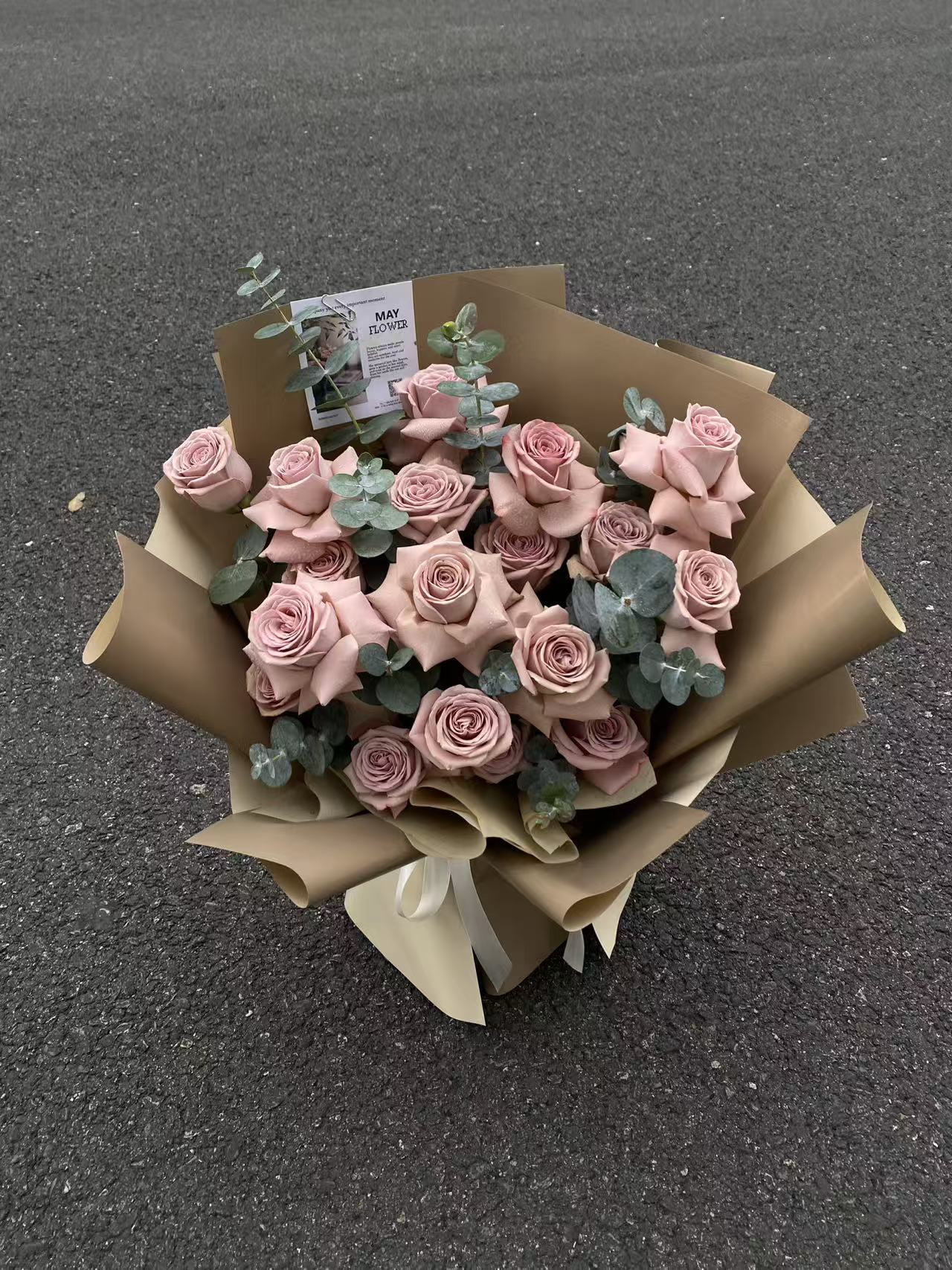Pink Preserved Rose Bouquet