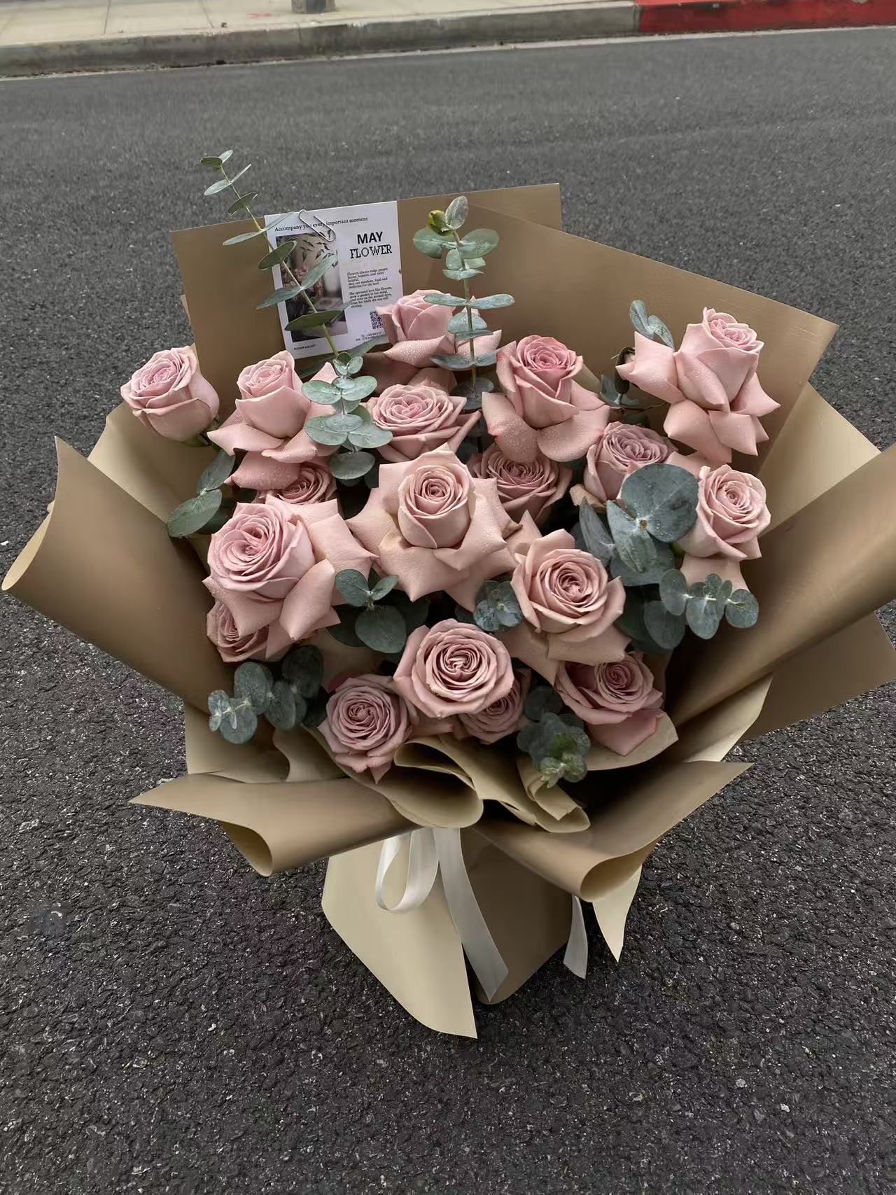 Pink Preserved Rose Bouquet