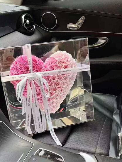 "The Eternal Heart" Luxury Preserved Rose Box