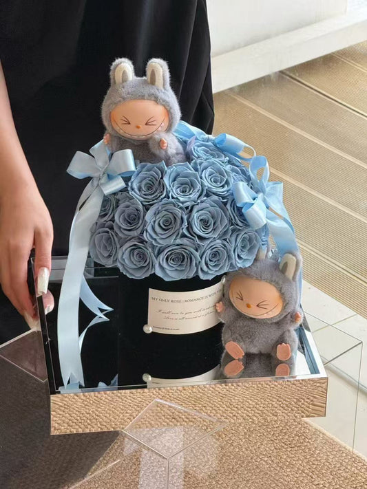 Preserved Rose Box- labubu