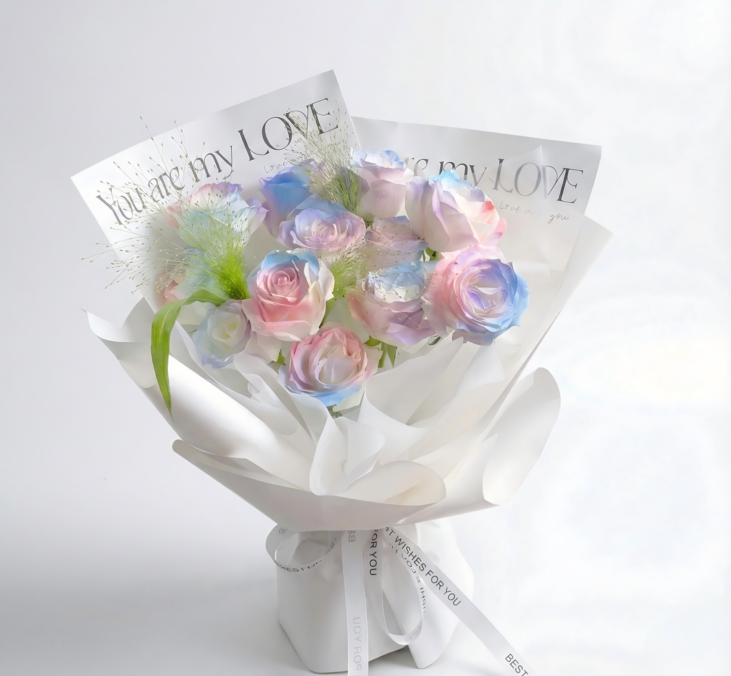 Fresh Multicolor Rose Flower Bouquet for Anniversaries, Birthdays & Love