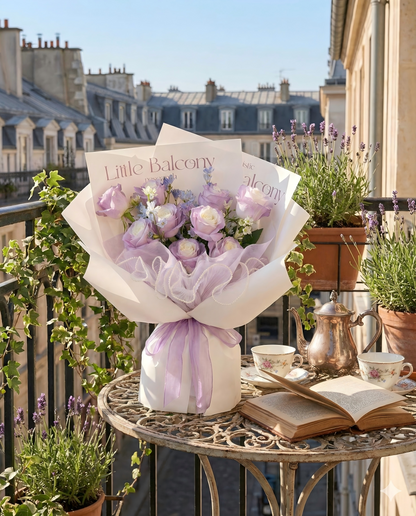 Romantic Purple Rose Bouquet for Anniversary & Birthday - Fresh Floral Delivery