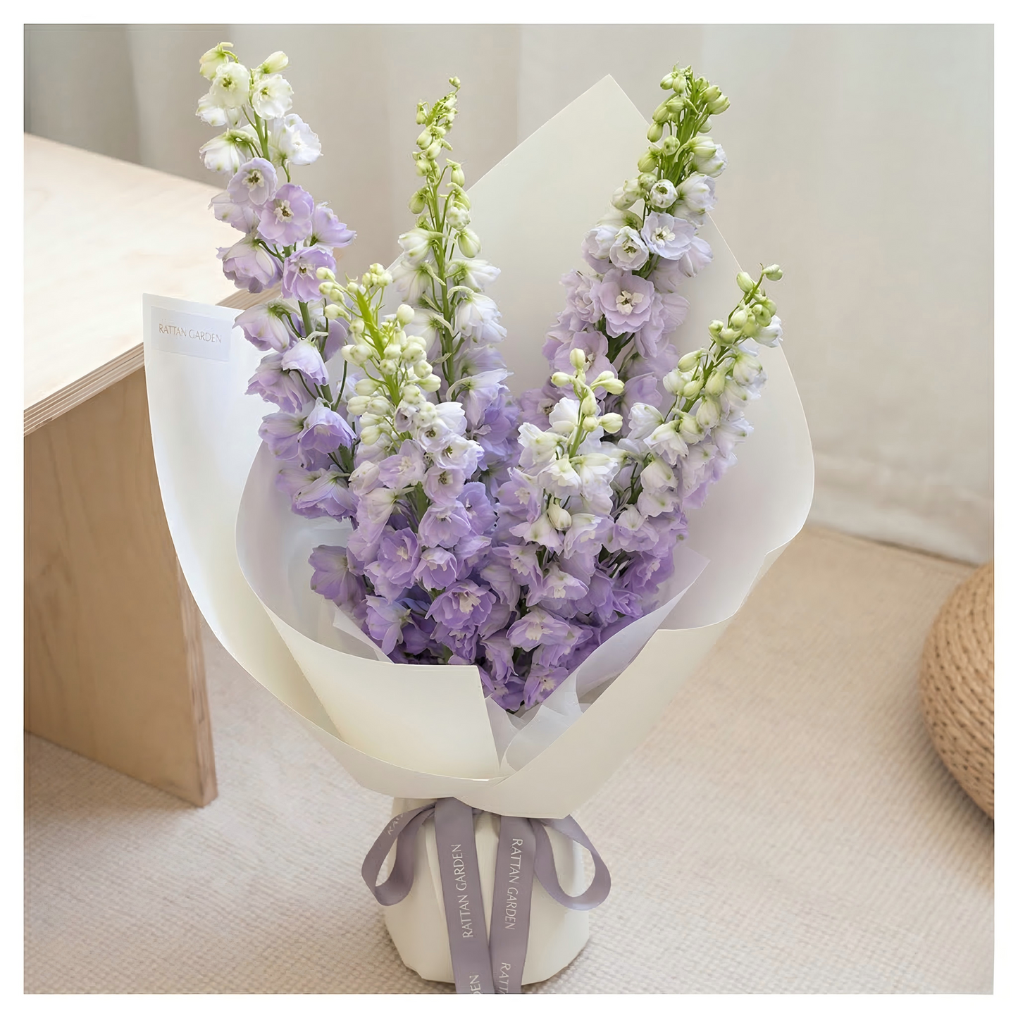 Whimsical Purple Delphinium Flower Arrangement  | Fresh Flower Delivery for Birthdays & Occasions