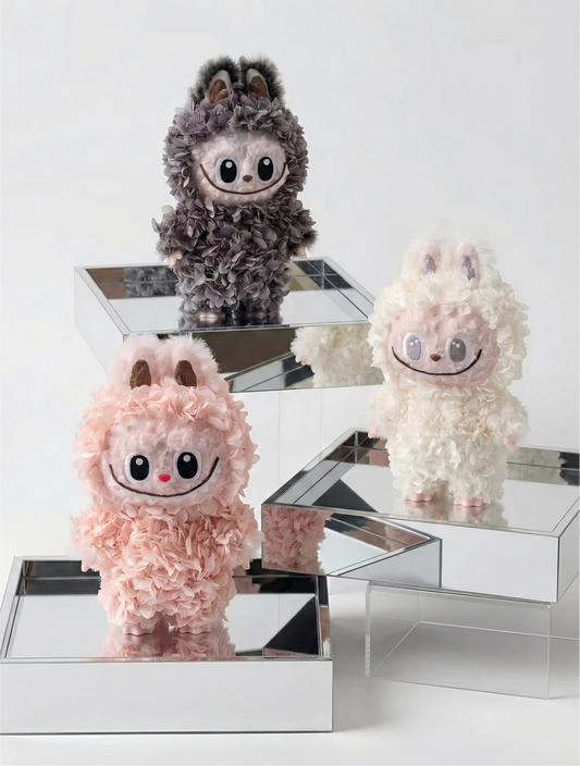 Cuddly Preserved Flower LABUBU Ornament – Real Flower That Last Years