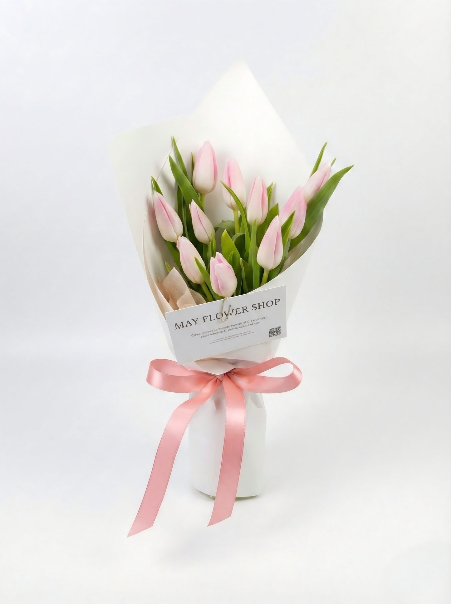 Elegant Pink Tulip Bouquet - Fresh Flower Delivery for Birthdays & Spring