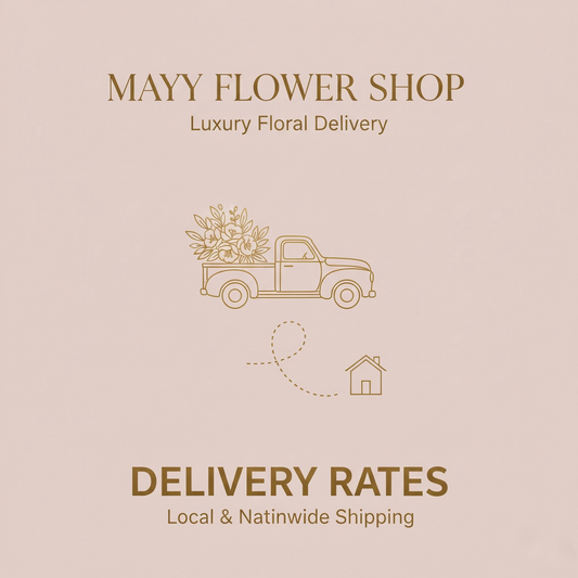 Delivery Fee Schedule | MAY FLOWER SHOP