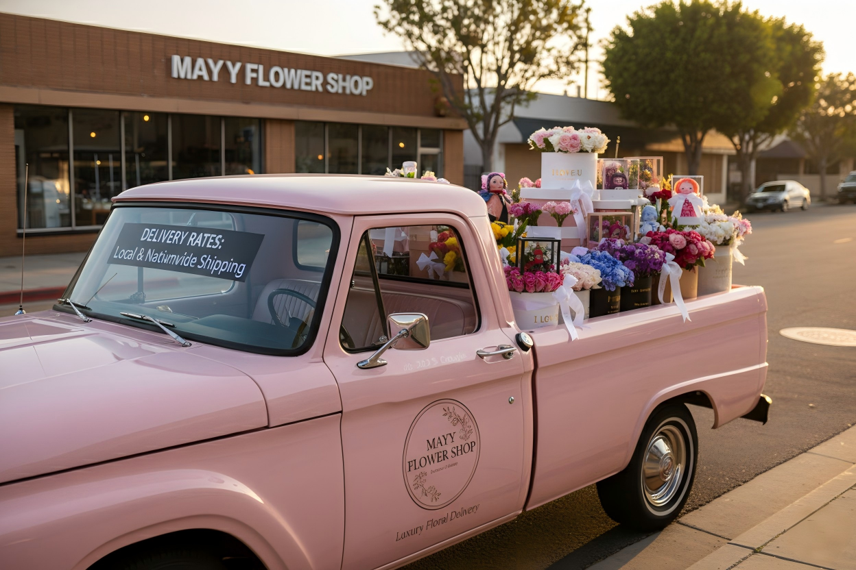 Delivery Fee Schedule | MAY FLOWER SHOP