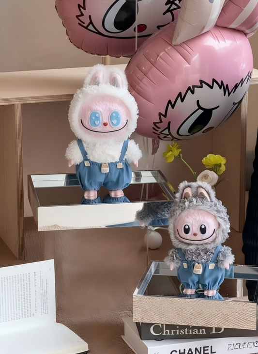 Handmade Preserved Flower LABUBU Plush – Unique Gift for Birthday & Valentine's Day