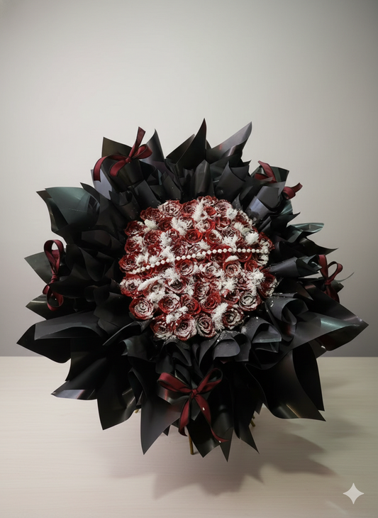 Everlasting Red Rose Bouquet- Premium Preserved Flowers for Home Decor