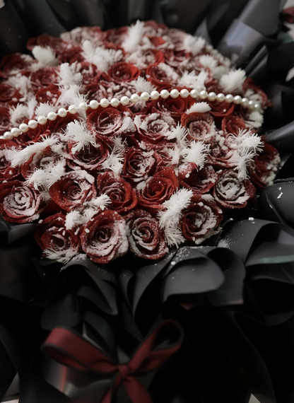 Everlasting Red Rose Bouquet- Premium Preserved Flowers for Home Decor